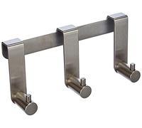 Tiger Gancho Rack Rhino para el Panel de Ducha de Vidrio 6-8 mm, Acero Inoxidable Cepillado