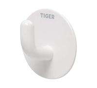Tiger Gancho Rondo, Acero Inoxidable, Blanco