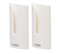 Tiger Gancho Tulip, ABS Plástico, Blanco, 2 Unidades