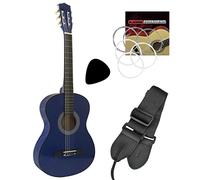 Tiger - Guitarra clásica infantil (talla 1/2), color azul