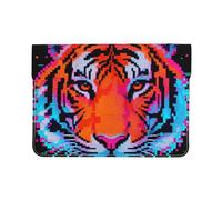 Tiger Head - Funda protectora de piel sintética para portátil de 13 pulgadas, para MacBook, bolsa delgada para computadora portátil para viajes diarios