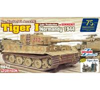 Tiger I Late Production W/ Zimmerit (Normandy 1944) Tank 1 :3 5 Plástico Modelo