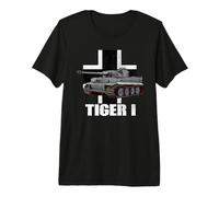 Tiger I Tanque Pesado alemán WW2 blindado Camiseta Premium