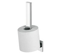 Tiger Items Portarollos Reserva Vertical, Montaje en Pared, 5.2 x 8 x 25.4 cm, Metal, Cromo