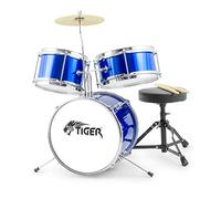 Tiger JDS7-BL - Batería de 3 piezas, color azul