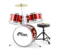 Tiger JDS7-RD - Batería infantil para principiantes, color rojo