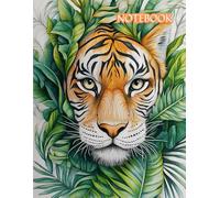 Tiger Jungle Themed Notebook Book Diary Notebook Notepad 150 Pages