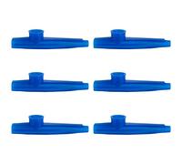 Tiger KAZ7 Kazoo Instrumento de plástico, 6 unidades, color azul