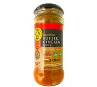 TIGER KHAN Salsa India Butter Chicken especial pollo 340ml 12 unidades