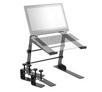 Tiger LEC14-BK - Soporte para portátil de dj, Negro