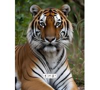 Tiger Lined Notebook for Kids: Wild and Fun Natural Real Tiger Writing Journal - 110 Lined Pages - 8.5 x 11 Jungle-Themed Notebook for School or Creative Stories