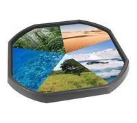 Tiger Moon The Tiger Moon Trading Company Ltd Animal Habitats - Bandeja de vinilo para mechones (86 x 86 cm), ideal para bandeja grande de Tuff Spot Tuff, bandeja no incluida