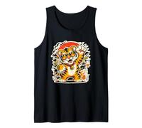 Tiger Nature Wildlife | Gráfico de Vida Silvestre Cool Big Cats Camiseta sin Mangas