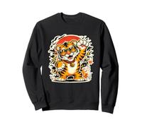 Tiger Nature Wildlife | Gráfico de Vida Silvestre Cool Big Cats Sudadera