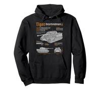Tiger Panzer PzKpfw Vi Guerra Mundial Diseño Sudadera con Capucha
