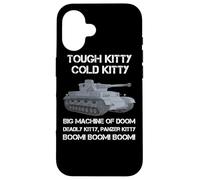 Tiger Panzer Tank Meme Tough Kitty Cold Kitty WW2 Alemán Carcasa para iPhone 16