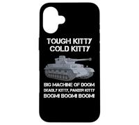 Tiger Panzer Tank Meme Tough Kitty Cold Kitty WW2 Alemán Carcasa para iPhone 16 Plus