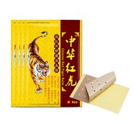 Tiger Patches Bálsamo para cuello, hombros y espalda. Parche de tigre rico en fórmula herbal, 48 unidades (6 paquetes de 8)