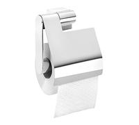 Tiger Portarrollos con Tapa, Metal, Cromo, 5.6 x 12.5 x 13.4 cm