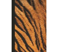 Tiger Print Composition Notebook: 6 x 9 Inches, 120 Pages, College Ruled Lined Journal, Glossy Cover, Retro Animal Print Notebook for School, Office & Home (Animal Print Series)