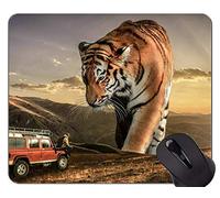 Tiger Que mira intensamente la Alfombrilla de ráton del Juego de la decoración, Alfombrillas de ráton de la Naturaleza
