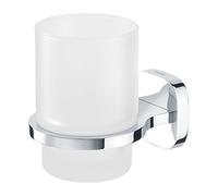 Tiger Ramos Vaso para Cepillo de Dientes, Acero Inoxidable, Cromo, 7,7x9,6x10,4 cm