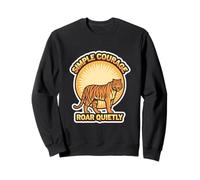 Tiger Simple Roar Unisex Adolescentes Jóvenes Moda Naturaleza Amantes Sudadera