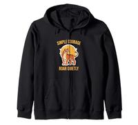 Tiger Simple Roar Unisex Adolescentes Jóvenes Moda Naturaleza Amantes Sudadera con Capucha