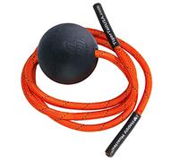 Tiger Tail pelota 2.6 Roller pelota + 55 ”Cuerda con cable - Tejido profundo Bola de masaje: Pies, piernas, cuello, espalda - Alivia el dolor muscular