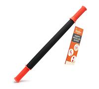Tiger Tail Rodillo portátil de barra de masaje de 22 pulgadas, de mano, rodillo de espuma de tejido profundo, herramienta de liberación miofascial para piernas, Naranja negro