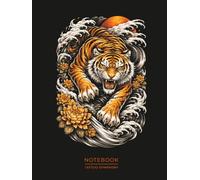 Tiger Tattoo Notebook - Japanese Style Art Journal: Fierce Tiger Design Inspired by Traditional Japanese Tattoo Art (Tattoo Symphony)