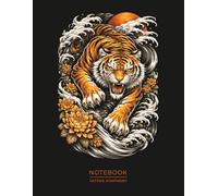 Tiger Tattoo Notebook - Japanese Style Art Journal: Fierce Tiger Design Inspired by Traditional Japanese Tattoo Art (Tattoo Symphony)