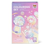 TIGER TRIBE- Pastel Colouring Set/Kawaii Cafe Kits de Acuarelas, Multicolor (3760272)