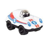 Tiger Tribe Presto Racers (Ace) - Coche de Carreras Blanco Push & Go, Autos de Juguete para niños pequeños, Regalos de vehículos para niños pequeños y niños, a Partir de 3 años