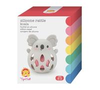 Tiger Tribe Sonajero de koala de silicona, sonajeros de animales para recién nacidos, sonido suave, desarrollo sensorial, regalos para niñas y niños, hecho de silicona no tóxica de grado alimenticio