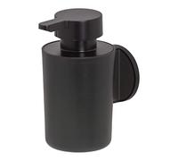 Tiger Tune Dispensador de Jabón Autoadhesivo, Metal Negro Cepillado/Negro