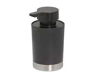 Tiger Tune Dispensador de Jabón Independiente, Acero Inoxidable Cepillado/Negro