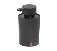 Tiger Tune Dispensador de Jabón Independiente, Metal Negro Cepillado/Negro