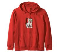 Tiger Vibe: K-Pop se encuentra con el arte popular coreano Sudadera con Capucha