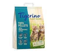 Tigerino Plant-Based Tofu - Arena para gatos, aroma a té verde, 11 l (4,6 kg)