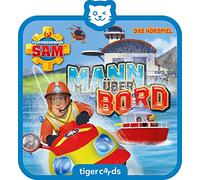 tigermedia-Tigerbox 4144 tigercard-Bombero Sam-Hombre por la borda, Multicolor, Mann über Feuerwehrmann Tiger Media Deutschland GmbH