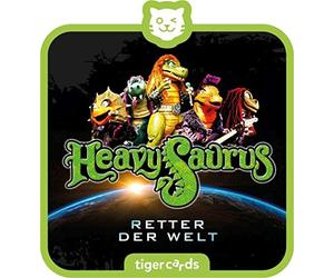 tigermedia tigercard Heavysaurus Salvador del Mundo Dinosaurio Aventura Historias Chicos sobrinos Hermano tigerbox Streamingbox audiolibro Canciones