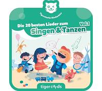 tigermedia tigercard Las 20 Mejores Canciones para Cantar y Bailar niños Movimiento Divertido tigerbox audiolibros audiolibros música en la habitación de los niños