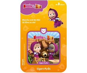 tigermedia Tigercard Masha y el Oso Episodio 6 Un Demasiado montón de Cuentos de Hadas para niños pequeños Idea de Regalo Hada de los Dientes Tigerbox Audiolibros música Infantil