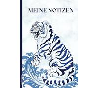 Tigermotiv Notizbuch: Notiz Buch A5 mit Tiger Geschenk für Katzenliebhaber von Raubkatzen und Tigerkatze praktisch als Tagebuch und Schreibheft das Notizheft liniert Geschenkidee zum Geburtstag