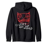 Tigers Are Not Afraid Tiger Head Sudadera con Capucha