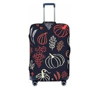 Tigers Go in for Funda de equipaje deportivo, fundas lavables para maletas de moda, funda protectora de maleta antiarañazos, Acción de Gracias con un corazón agradecido, XL, 1, Patrón de Acción de