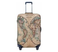 Tigers Go in for Funda de equipaje deportivo, fundas lavables para maletas de moda, funda protectora de maleta antiarañazos, The World is Hemisphere, grande, 1