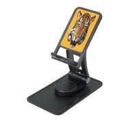 Tiger's Head - Soporte universal para teléfono, soporte ajustable para teléfono celular, trípode giratorio de 360° para iPhone, perfecto para uso diario