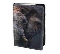 Tigers in the Desert - Funda de piel para pasaporte, accesorios de equipaje, Mirada de elefante, Talla única, Contemporáneo